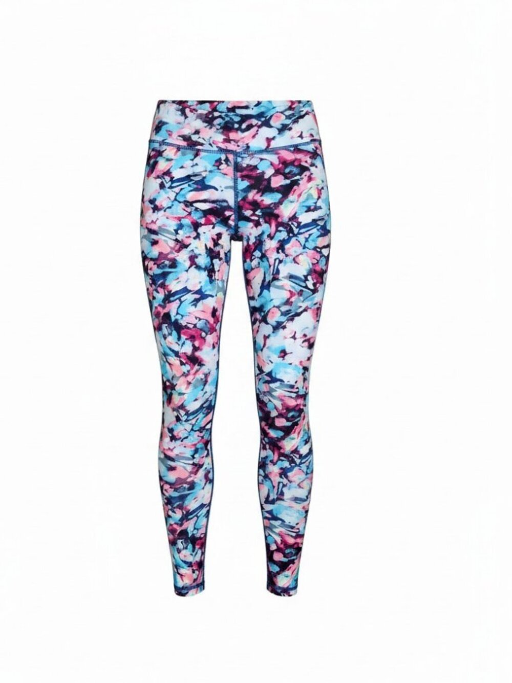 Avia Womens Active Leggings Crop Length Sz S, XXL High-Waisted No Pockets Floral